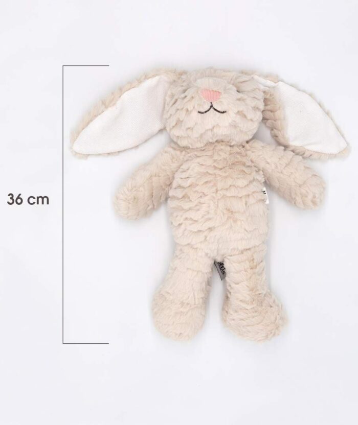 Mollis Hase Kuscheltier Baby (36cm groß) – Weiches Stofftier für Kinds – Kuschelhase – Bild 4