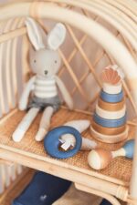 Jollein 037-001-65366 Stofftier Kuscheltier Hase Kaninchen Junge Joey gra – Bild 7