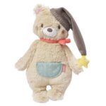 Fehn Kuscheltier Bär Bruno – Weicher Teddyb- Stofftier zum Greifen, Fühlen