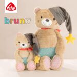 Fehn Kuscheltier Bär Bruno – Weicher Teddyb- Stofftier zum Greifen, Fühlen – Bild 2