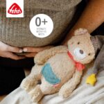 Fehn Kuscheltier Bär Bruno – Weicher Teddyb- Stofftier zum Greifen, Fühlen – Bild 5